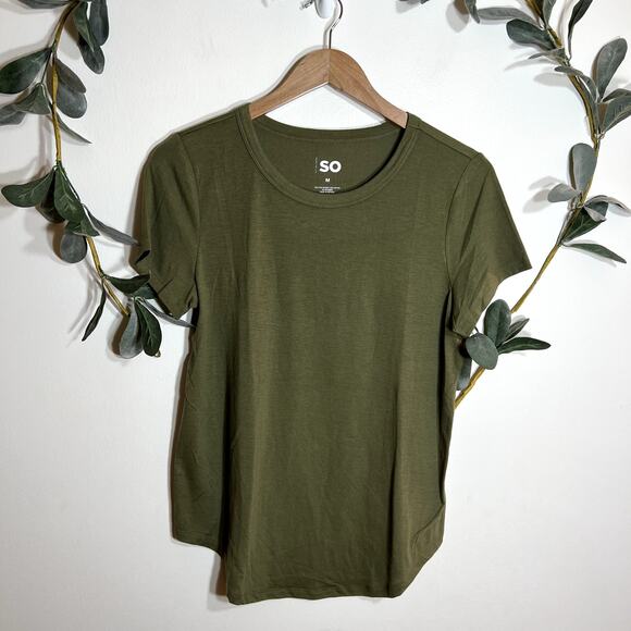 SO Green Crew Neck Tee - Picture 1 of 3